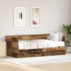 vidaXL Daybed with Headboard Old Wood 75 x 190 cm Engineered Wood