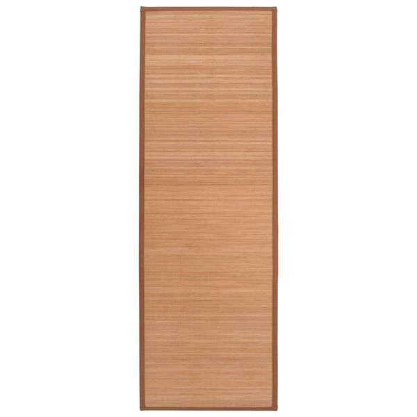 vidaXL Yoga Mat Bamboo 60x180 cm Brown