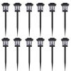 Outdoor Solar Lamp LED Light 12 pcs Spike 8.6 x 8.6 x 38 cm