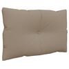 vidaXL Pallet Cushions 3 pcs Taupe Fabric