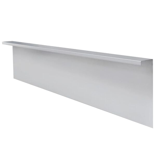 Set of 5 Slug Fence 100 x 25 cm Galvanised Steel