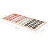 vidaXL Bed Frame without Mattress with 12 Slats Adjustable Head 100x200cm