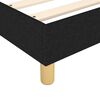 vidaXL Box Spring Bed Frame Black Double Fabric (UK/IE/FI/NO only)
