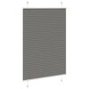 vidaXL Pleated Blind Anthracite 85x150 cm Fabric Width 84.4 cm Polyester