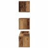 vidaXL TV Cabinet Set Wall-mounted 4 pcs Old Wood Engineered Wood
