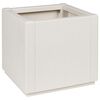 vidaXL Garden Planter White 36 x 36 x 35 cm Polypropylene
