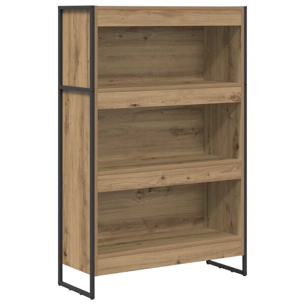 vidaXL Book Cabinet Artisian Oak 80 x 30 x 121 cm Engineered Wood