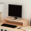 vidaXL Monitor Stand Engineered Wood 60x23.5x12 cm Beige