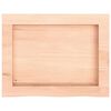 vidaXL Wall Shelf 40x30x(2-6) cm Untreated Solid Wood Oak