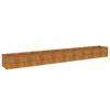 vidaXL Garden Raised Bed 386x50x36 cm Corten Steel