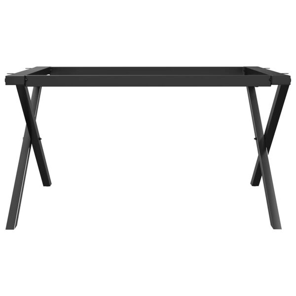 vidaXL Coffee Table Legs X-Frame 70x60x43 cm Steel