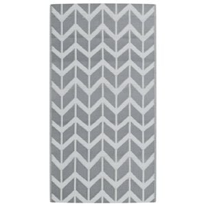 vidaXL Outdoor Carpet ARAKIL Grey 80x150 cm PP