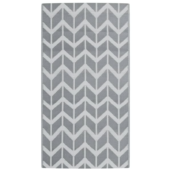 vidaXL Outdoor Carpet ARAKIL Grey 80x150 cm PP
