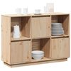 vidaXL Sideboard 110.5x35x80 cm Solid Wood Pine