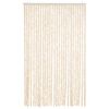 vidaXL Fly Curtain Beige and White 118x220 cm Chenille
