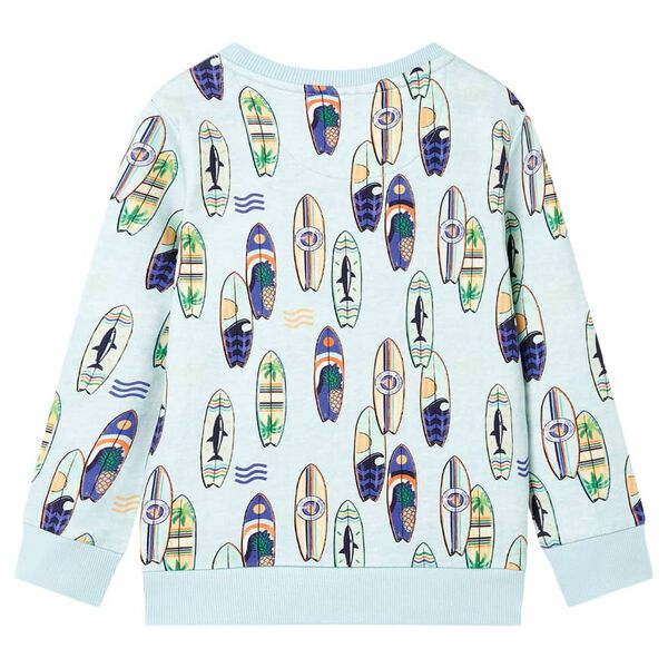 Kids' Sweatshirt Soft Blue Melange 128