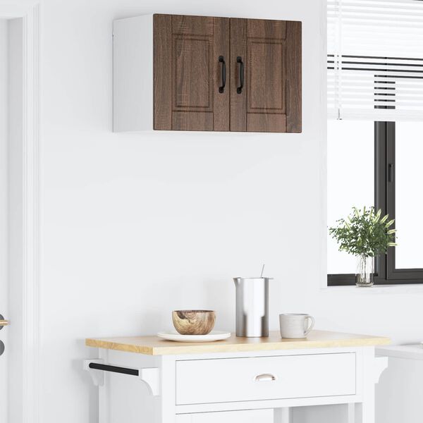 vidaXL Kitchen Cabinet Brown Oak 60 x 31 x 40 cm Engineered Wood
