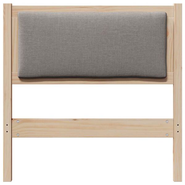 vidaXL Headboard Other Brown 80 cm Solid pine wood