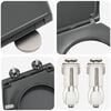 vidaXL Toilet Seat Anthracite 47 x 37 x 4 cm Duroplast