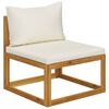 vidaXL 12 Piece Garden Lounge Set with Cushions Solid Wood Acacia (UK/IE/FI/NO only)
