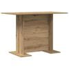 vidaXL Dining Table 110 x 60 x 75 cm Engineered Wood Artisan Oak