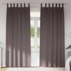 vidaXL Blackout Curtains with Rings 2 pcs Dark Brown 260 x 140 cm