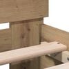 vidaXL Bed Frame Artisan Oak 203 x 95 x 70 cm Engineered Wood