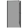 vidaXL Bi-Folding Shower Enclosure Dark Transparent 120 x 67 x 129 cm