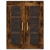 vidaXL Wall Mounted Cabinet Smoked Oak 69.5x34x90 cm