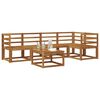 vidaXL Sofa Set 6 pcs Natural Solid Acacia Wood