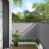 vidaXL Balcony Screen PU coated oxford alu