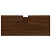 vidaXL Bathroom Cabinet Brown Oak 80x33x60 cm Engineered Wood