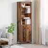 vidaXL Tall Cabinets 2 pcs Old Wood 60 x 36 x 200 cm Engineered Wood