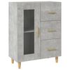 vidaXL Sideboard Concrete Grey 69,5x34x90 cm Engineered Wood