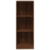 vidaXL 3-Tier Book Cabinet Brown Oak 40x24x109 cm Engineered Wood