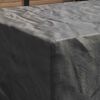vidaXL Furniture Cover Plain Black 315 x 180 x 74 cm 600D