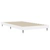 vidaXL Bed Frame without Mattress White 90x190 cm Single Engineered Wood
