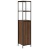 vidaXL Bathroom Furniture Set 3 pcs Brown Oak Engineered Wood