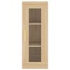 vidaXL Highboard Sonoma Oak 34.5x34x180 cm Engineered Wood