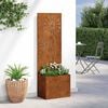 vidaXL Garden Privacy Screen Rusty 50 x 140 cm Weathering steel