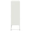 vidaXL Highboard White 68.5x38.5x123.5 cm Steel