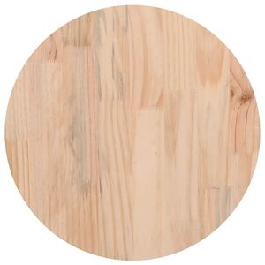 vidaXL Table Top &Oslash;30x2.5 cm Solid Wood Pine