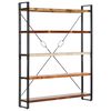 vidaXL 5-Tier Bookcase 140x30x180 cm Solid Reclaimed Wood