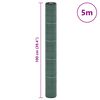 vidaXL Weed Membrane Green 1x5 m PP