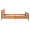 vidaXL Bed Frame without Mattress Solid Teak Wood 160x200 cm