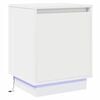 vidaXL Bedside Cabinet 2 pcs White 39 x 34.5 x 50 cm Engineered wood
