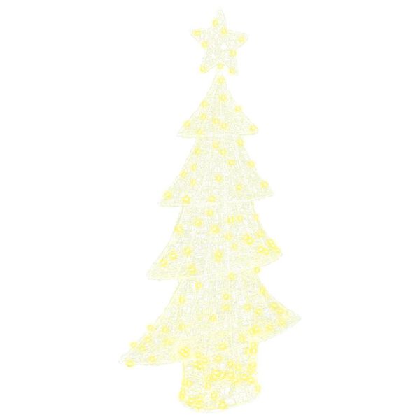 vidaXL Christmas Tree with 160 LEDs Warm white 150 cm Acrylic