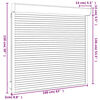 vidaXL Roller Shutter Aluminium 160x150 cm White