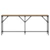 vidaXL Console Table Artisan oak 180 x 23 x 75 cm