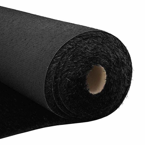 vidaXL Artificial Grass Black 800 x 100 x 4 cm Polypropylene